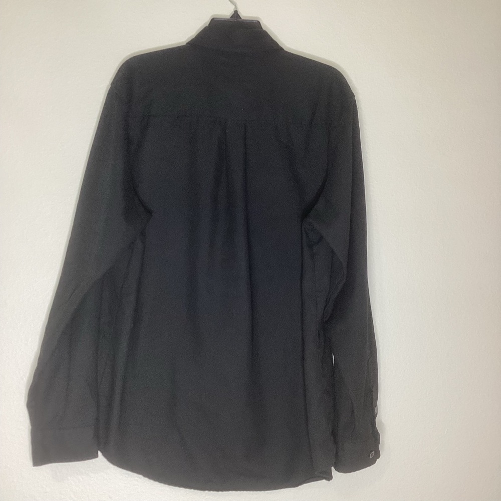 DIXXON Black Button-Down Shirt with Pink Accents - Picture 2 of 8
